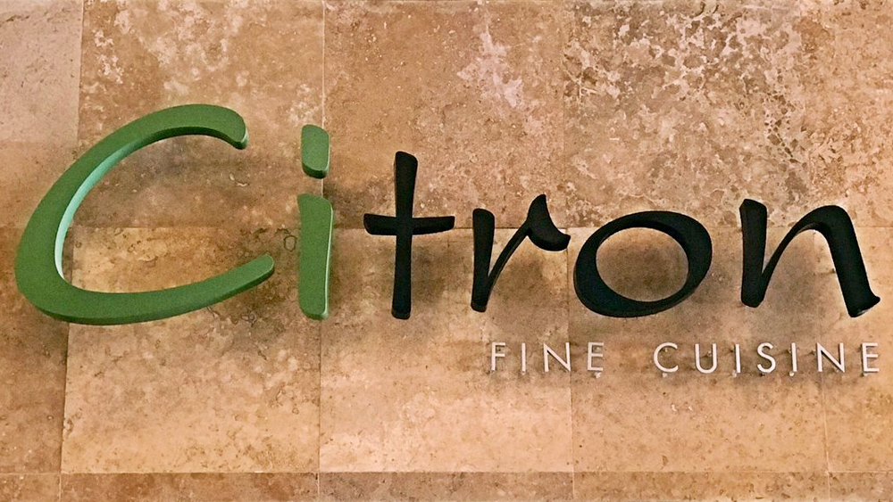 image of citron sign